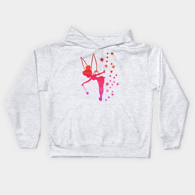 Pink Tink Kids Hoodie by ijsw